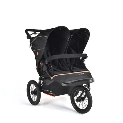 Out N About Nipper Double V6 Plus Pushchair - Summit Black