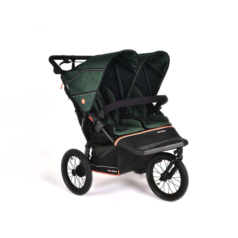 Out N About Nipper Double V6 Plus Pushchair - Sycamore Green