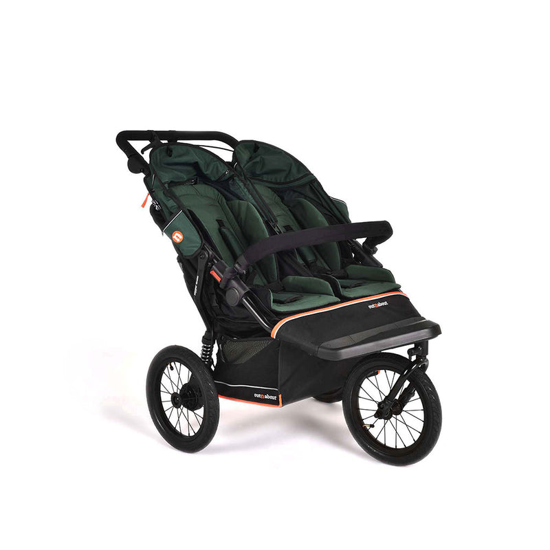 Out N About Nipper Double V6 Plus Pushchair - Sycamore Green