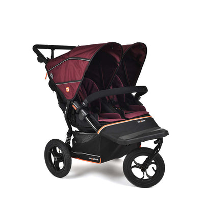 Out N About Nipper Double V6 Pushchair - Brambleberry Red