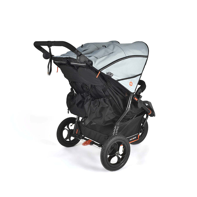 Out N About Nipper Double V6 Pushchair - Rocksalt Grey