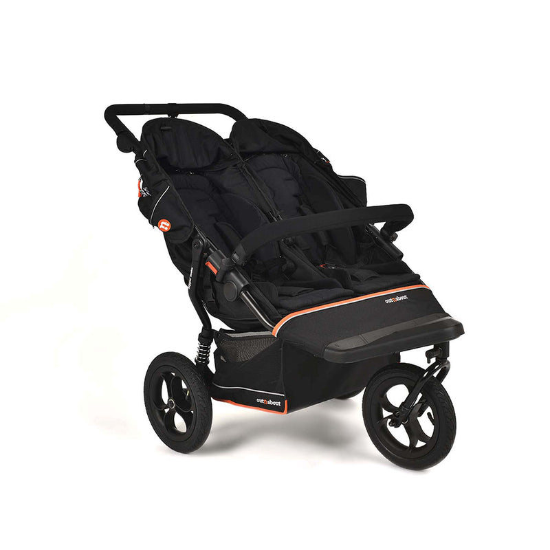 Out N About Nipper Double V6 Pushchair - Summit Black