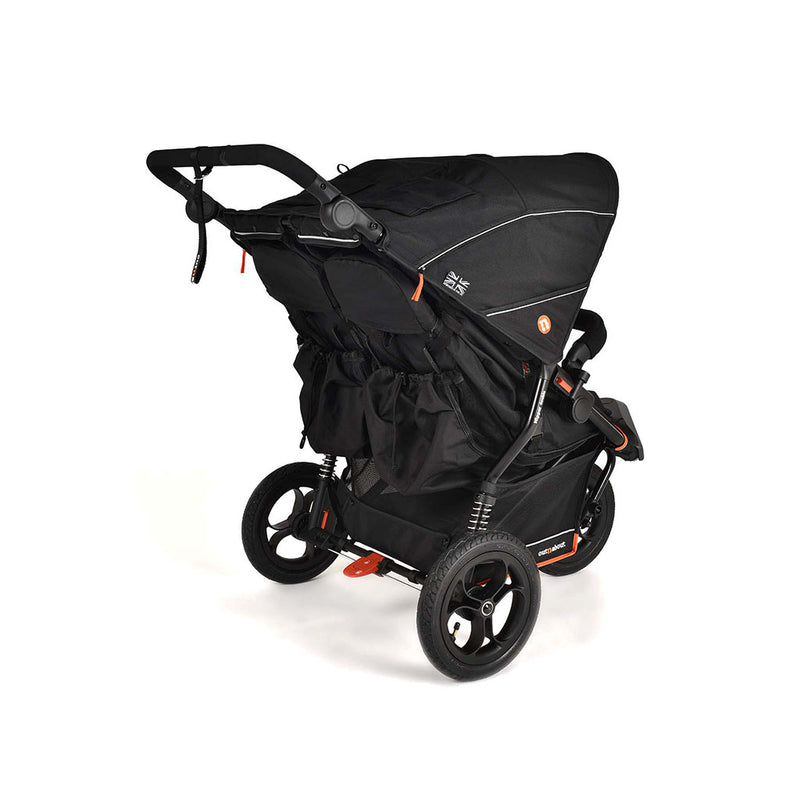 Out N About Nipper Double V6 Pushchair - Summit Black