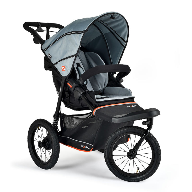 Out N About Nipper V6 Plus Pushchair - Rocksalt Grey