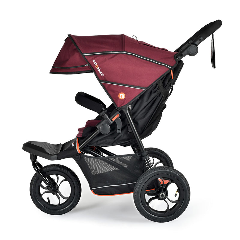 Out N About Nipper V6 Pushchair - Brambleberry Red