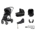 Oyster 3 Pushchair Essential Bundle - Carbonite