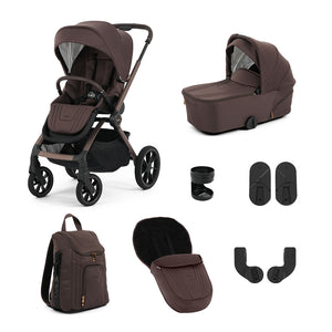 Oyster Vee Stroller Accessory Bundle - Chocolate