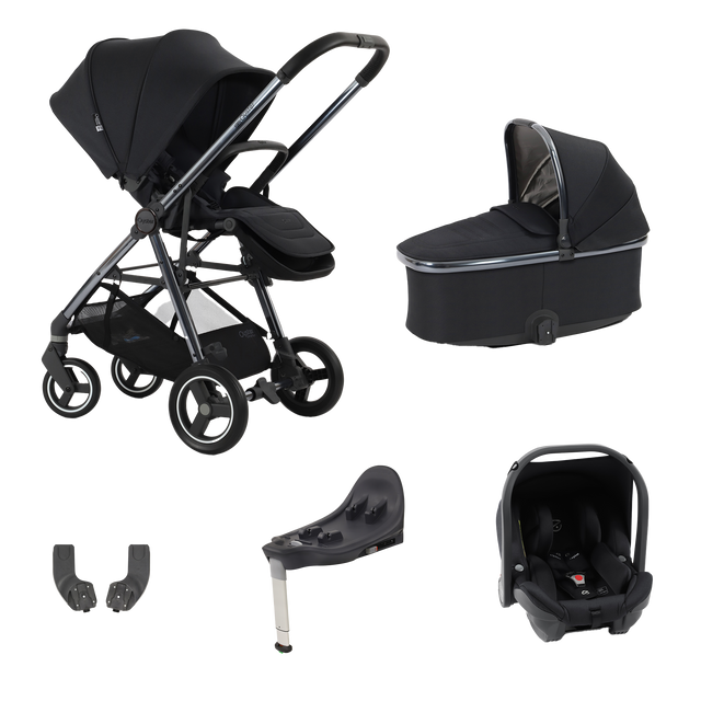 Babystyle Oyster Gravity+ Stroller 5 Piece Bundle - Carbonite
