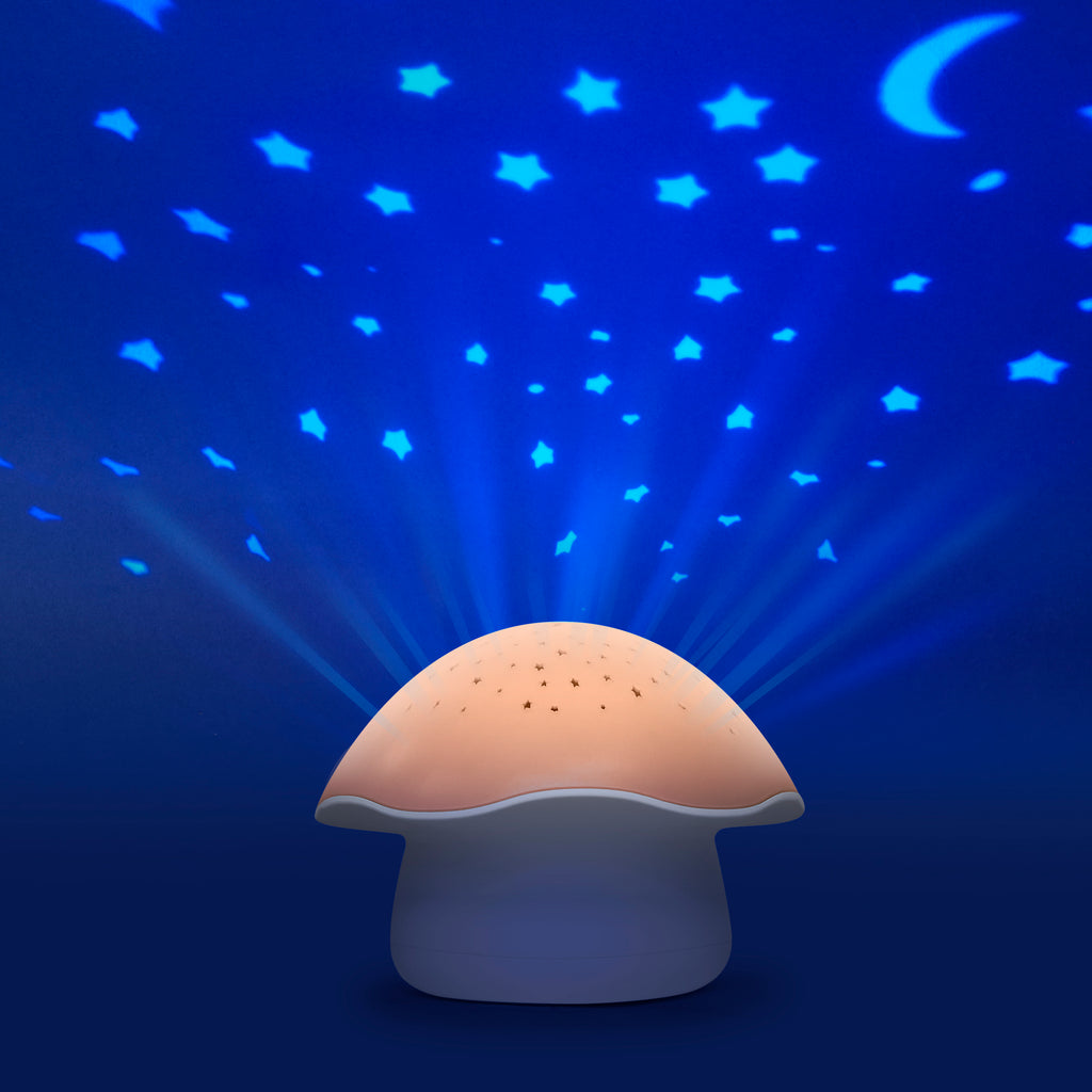 Angelcare Pabobo Mushroom Stars Projector Pink