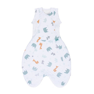 Purflo 2.5 Tog Swaddle to Sleep Bag - Animal Safari