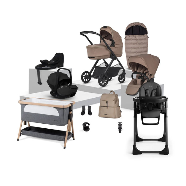 Silver Cross Reef 2 Ultimate Baby Bundle - Mocha
