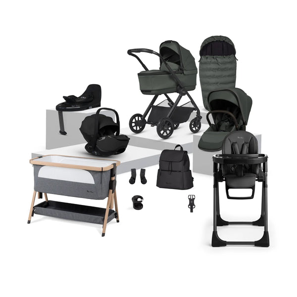 Silver Cross Reef 2 Ultimate Baby Bundle - Pewter