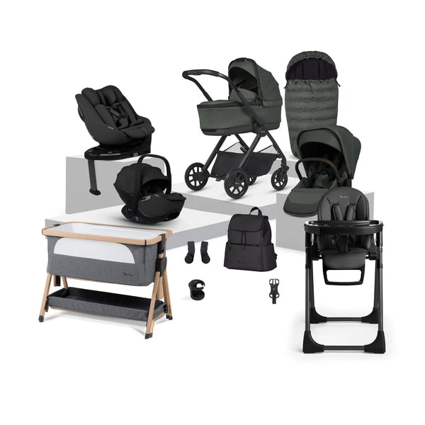 Silver Cross Reef 2 Ultimate Family Baby Bundle - Pewter