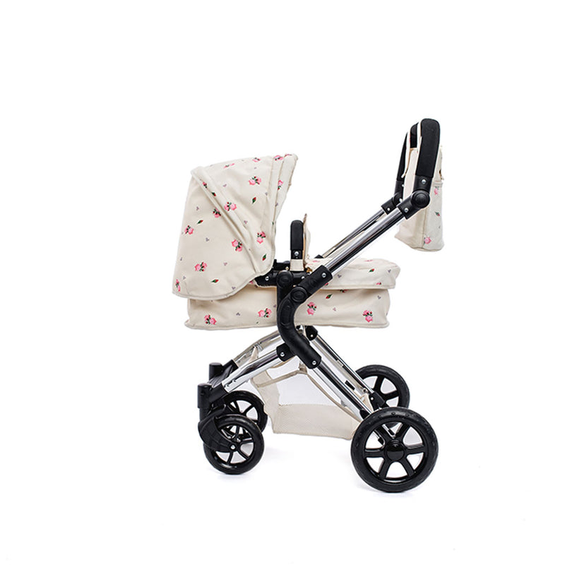 Roma Darcie Single Dolls Pram - Cream 3+ years 78cm
