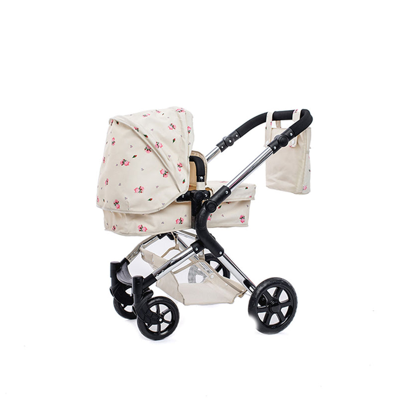 Roma Darcie Single Dolls Pram - Cream 3+ years 78cm