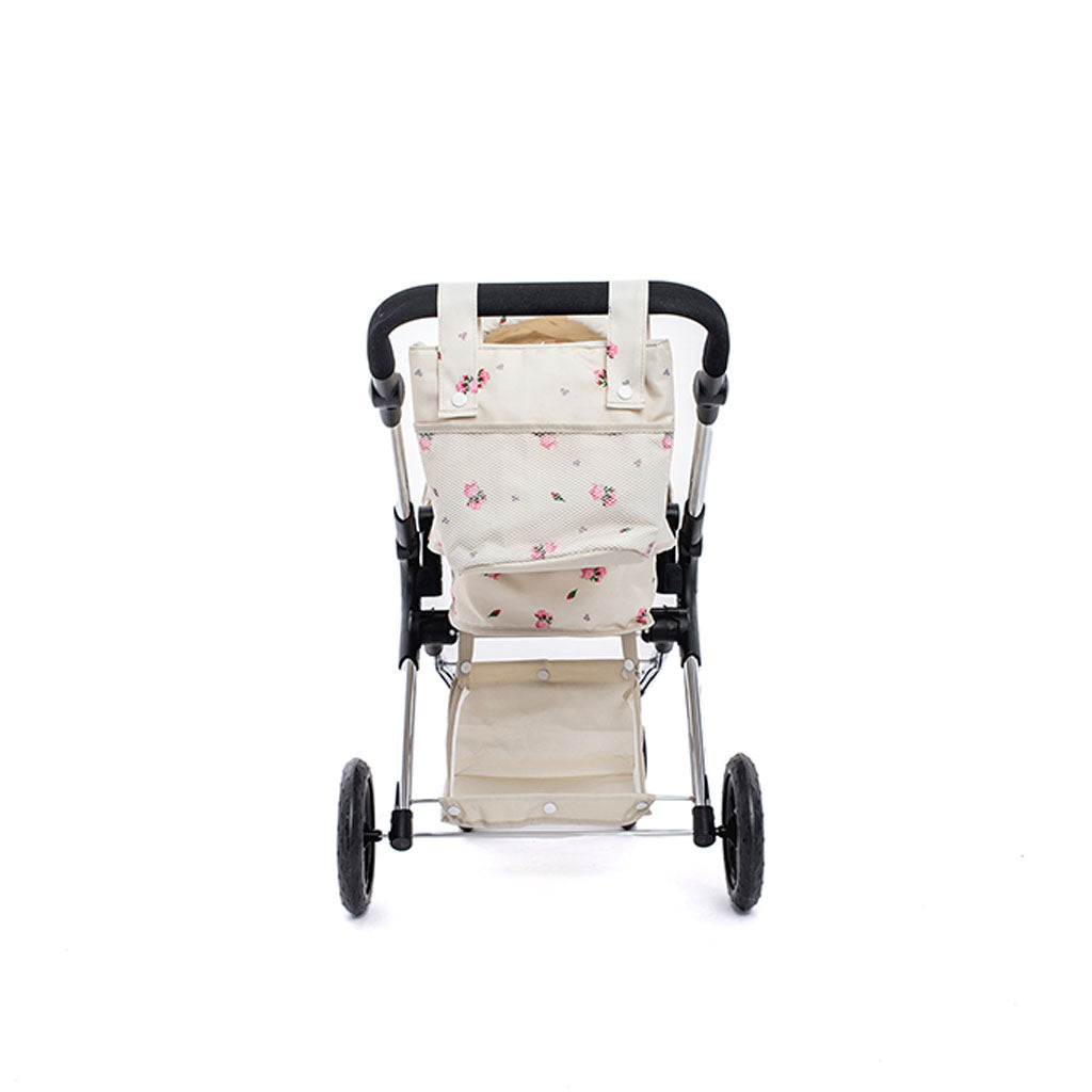 Roma Darcie Single Dolls Pram - Cream 3+ years 78cm