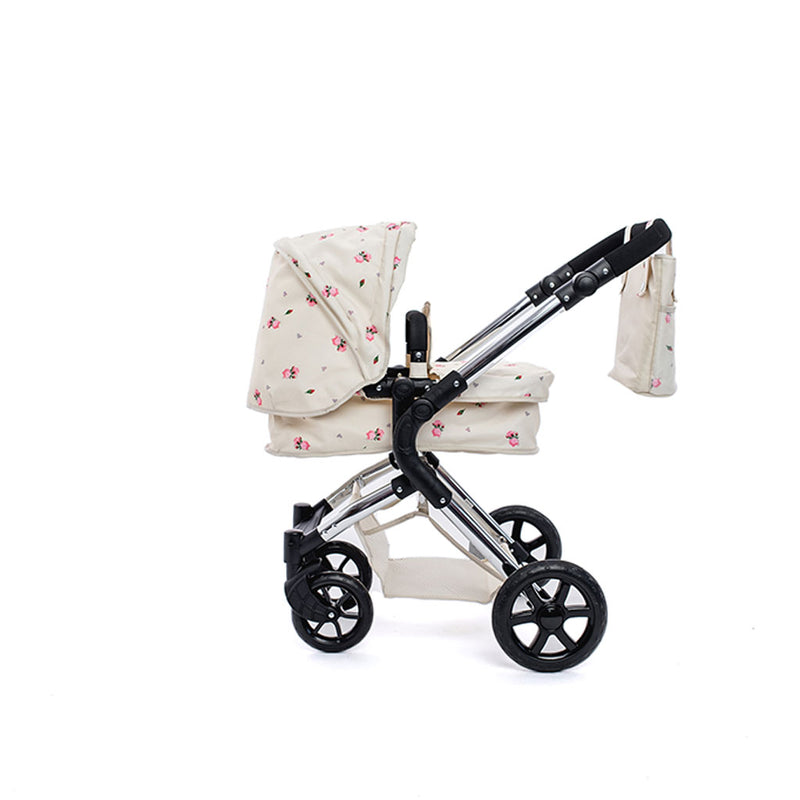 Roma Darcie Single Dolls Pram - Cream 3+ years 78cm