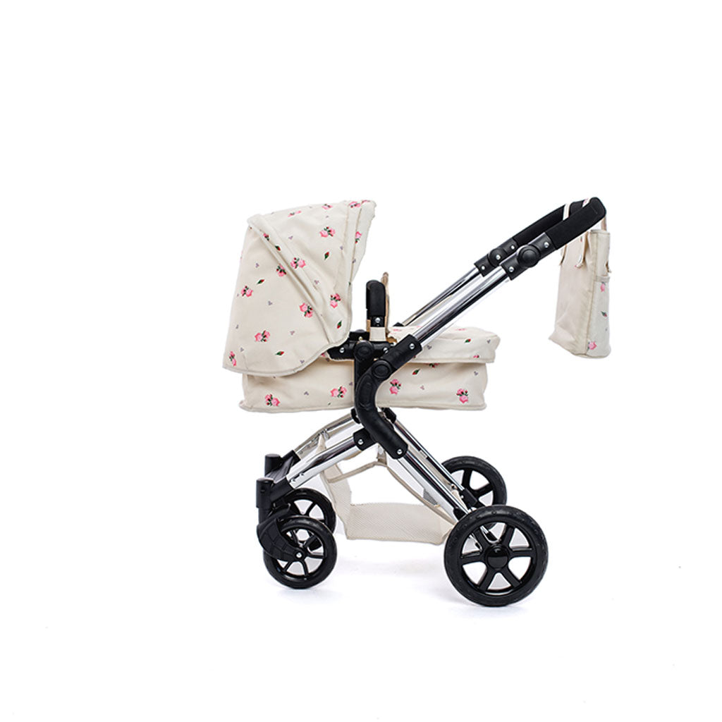 Roma Darcie Single Dolls Pram - Cream 3+ years 78cm