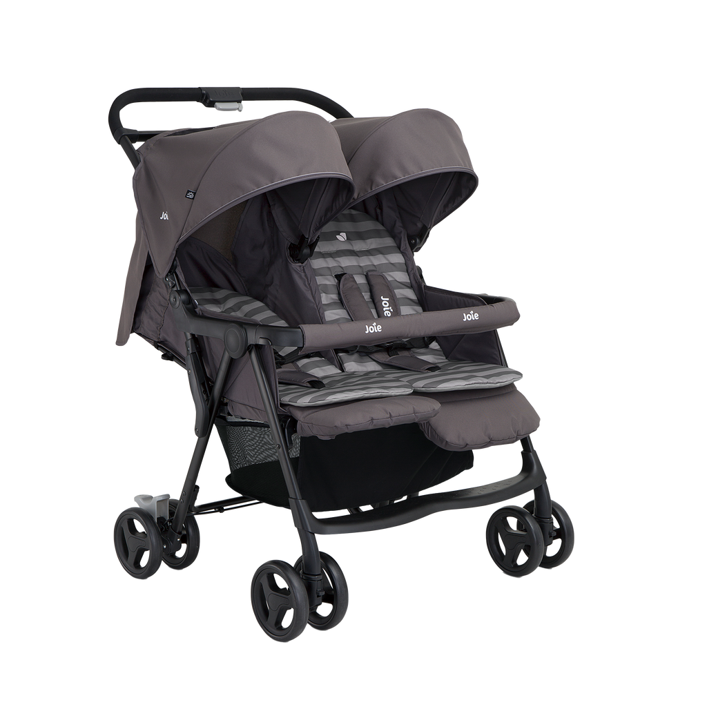 Joie Aire Twin Stroller - Pewter - Ex-Display