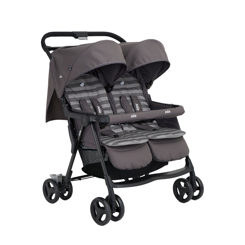 Joie Aire Twin Stroller - Pewter - Ex-Display