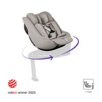 Silver Cross Approach Plus 360 Car Seat - Natural Taupe