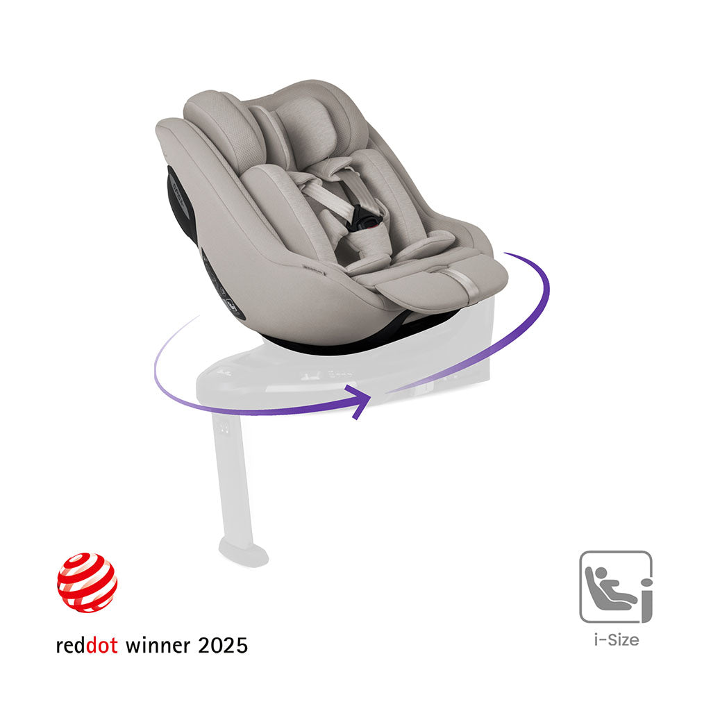 Silver Cross Approach Plus 360 Car Seat - Natural Taupe