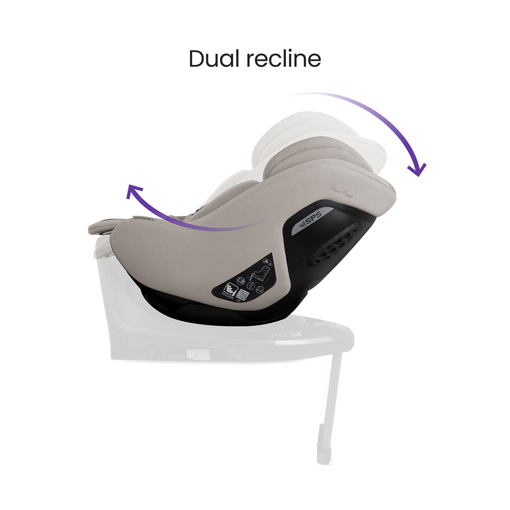 Silver Cross Approach Plus 360 Car Seat - Natural Taupe