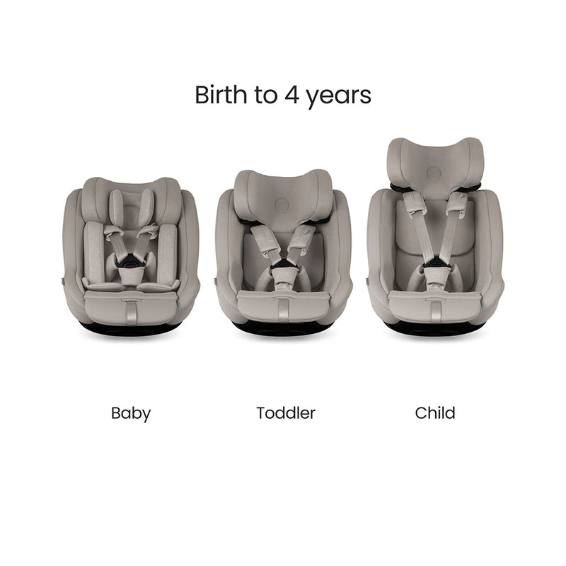 Silver Cross Approach Plus 360 Car Seat - Natural Taupe