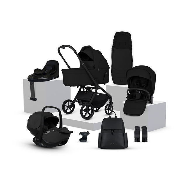 Silver Cross Breez Ultimate 360 Car Seat Bundle - Onyx