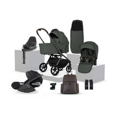 Silver Cross Breez Ultimate 360 Cloud T Black Car Seat Bundle - Pewter