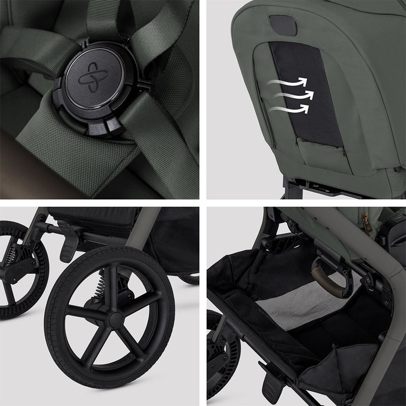 Silver Cross Breez Pushchair - Pewter