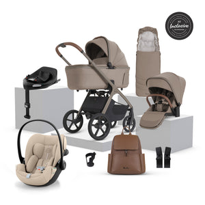Silver Cross Cove 2 Ultimate 360 Almond Beige Cloud G3 i-Size Plus Bundle - Champagne