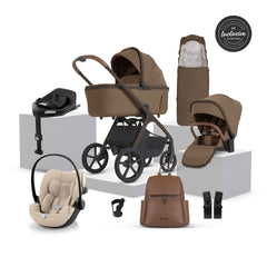 Silver Cross Cove 2 Ultimate 360 Almond Beige Cloud G3 i-Size Plus Bundle - Maple