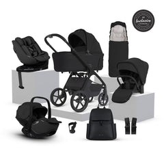 Silver Cross Cove 2 Ultimate 360 Family Iconic Black Car Seat Bundle - Onyx