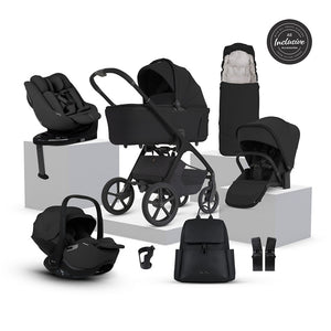 Silver Cross Cove 2 Ultimate 360 Family Iconic Black Car Seat Bundle - Onyx