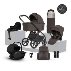 Silver Cross Cove 2 Ultimate 360 Iconic Black Car Seat Bundle - Chocolate