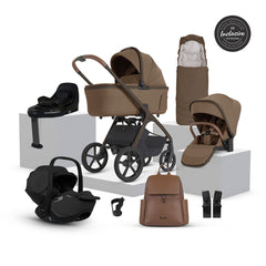 Silver Cross Cove 2 Ultimate 360 Iconic Black Car Seat Bundle - Maple