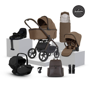 Silver Cross Cove 2 Ultimate 360 Iconic Black Car Seat Bundle - Maple