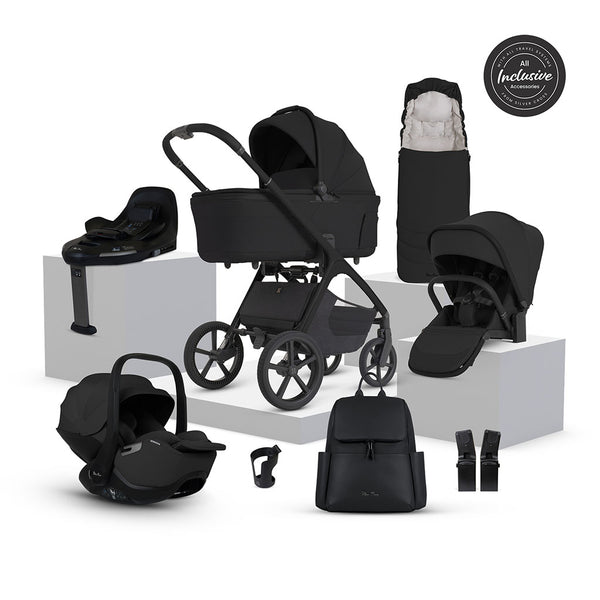 Silver Cross Cove 2 Ultimate 360 Iconic Black Car Seat Bundle - Onyx