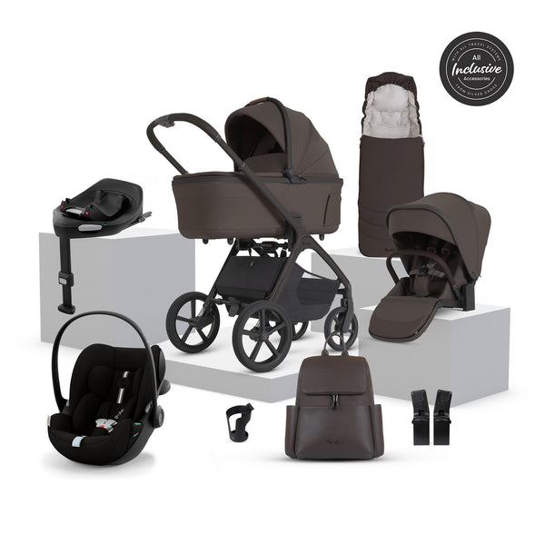 Silver Cross Cove 2 Ultimate 360 Moon Black Cloud G3 i-Size Plus Bundle - Chocolate