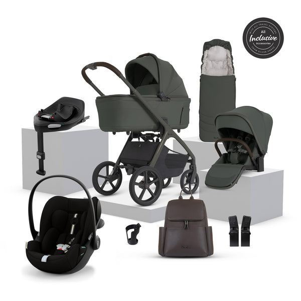 Silver Cross Cove 2 Ultimate 360 Moon Black Cloud G3 i-Size Plus Bundle - Pewter