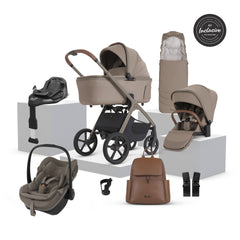 Silver Cross Cove 2 Ultimate 360 Oak Truffle Pebble Slide Pro Bundle - Champagne