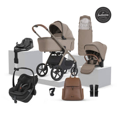 Silver Cross Cove 2 Ultimate 360 Onyx Black Pebble Slide Pro Bundle - Champagne