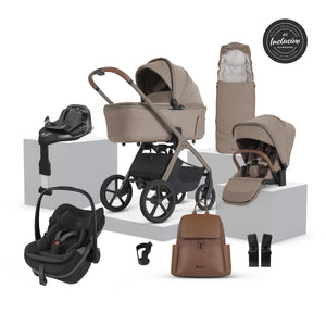 Silver Cross Cove 2 Ultimate 360 Onyx Black Pebble Slide Pro Bundle - Champagne