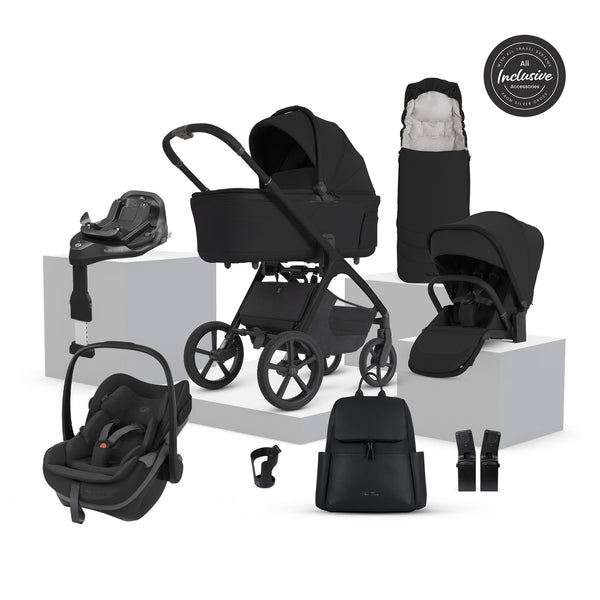 Silver Cross Cove 2 Ultimate 360 Onyx Black Pebble Slide Pro Bundle - Onyx