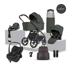 Silver Cross Cove 2 Ultimate 360 Onyx Black Pebble Slide Pro Bundle - Pewter