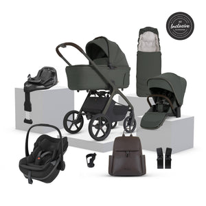 Silver Cross Cove 2 Ultimate 360 Onyx Black Pebble Slide Pro Bundle - Pewter