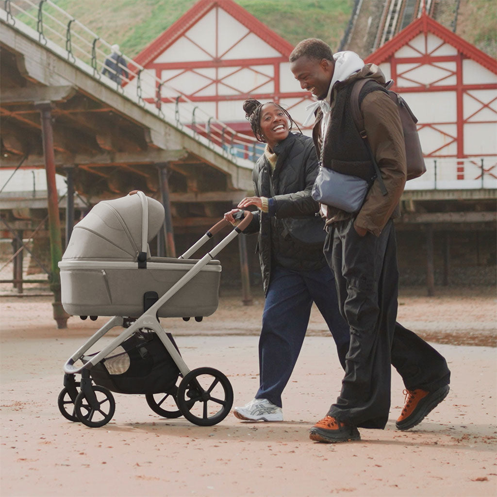 Silver Cross Cove Pushchair Ultimate 360 Car Seat Bundle - Champagne