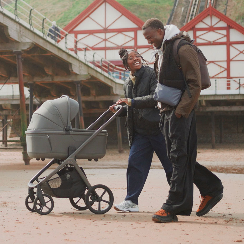 Silver Cross Cove Pushchair Ultimate 360 Family Car Seat Bundle - Pewter