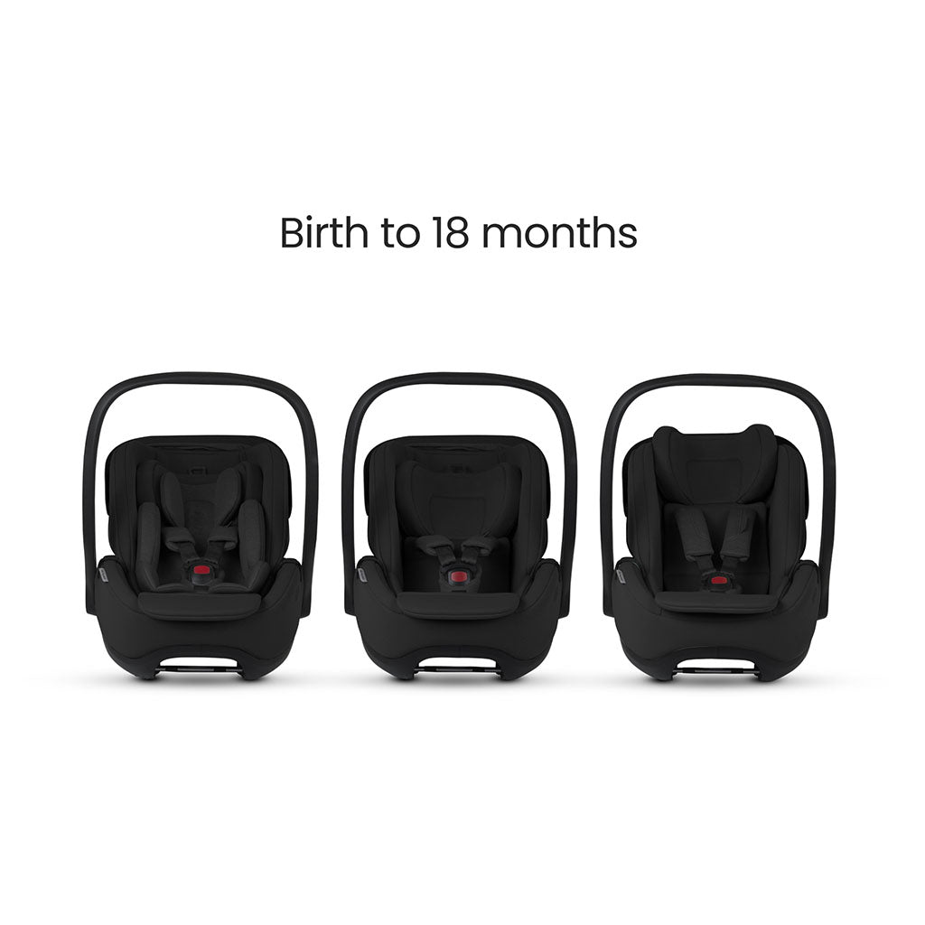 Silver Cross Glide Plus 360 Car Seat - Iconic Black